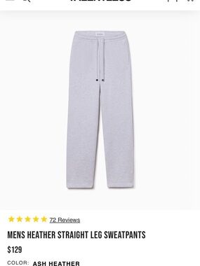 TALENTLESS Ash Heather Straight Leg Sweatpants